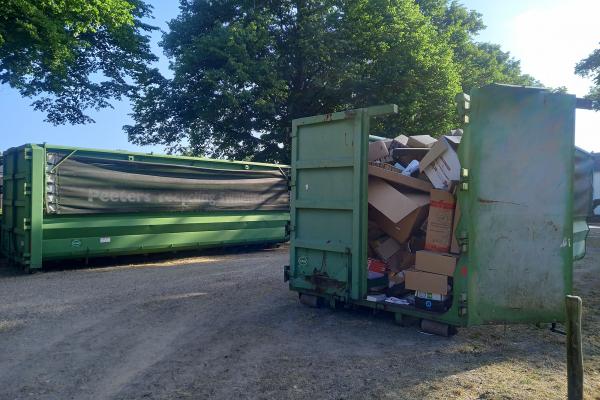 Oud papierinzameling