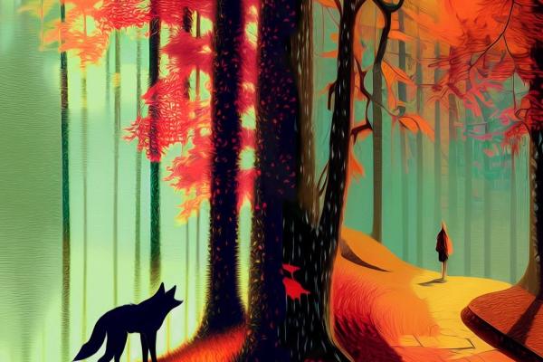 Let op: wolf gespot in buitengebied Haler